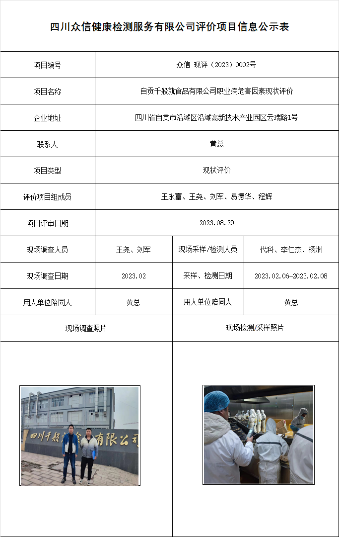 5自贡千般就食品有限公司职业病危害因素现状评价.png