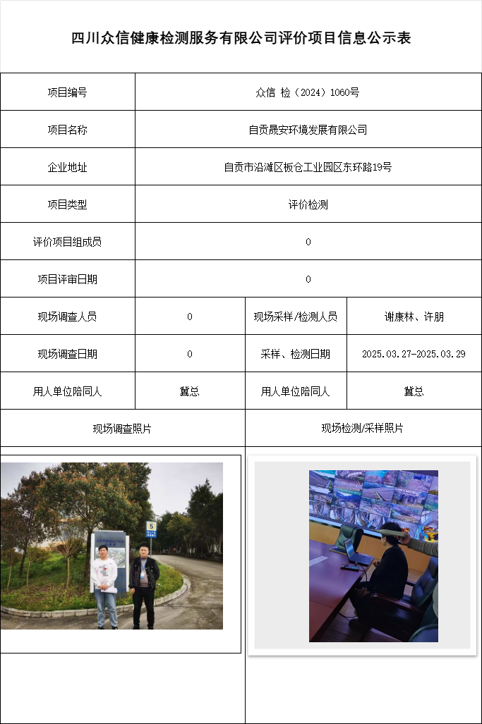 自贡晟安环境发展有限公司