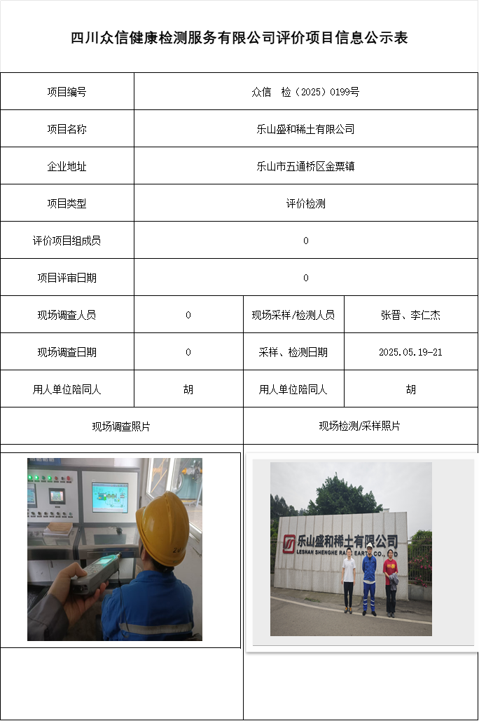 乐山盛和稀土有限公司
