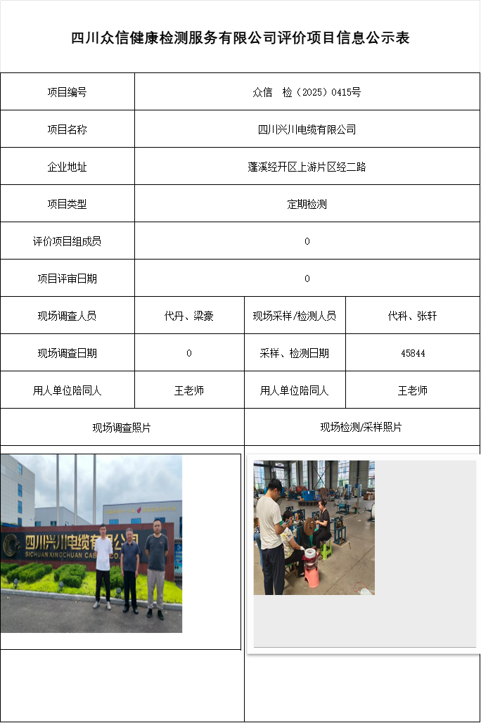 四川兴川电缆有限公司