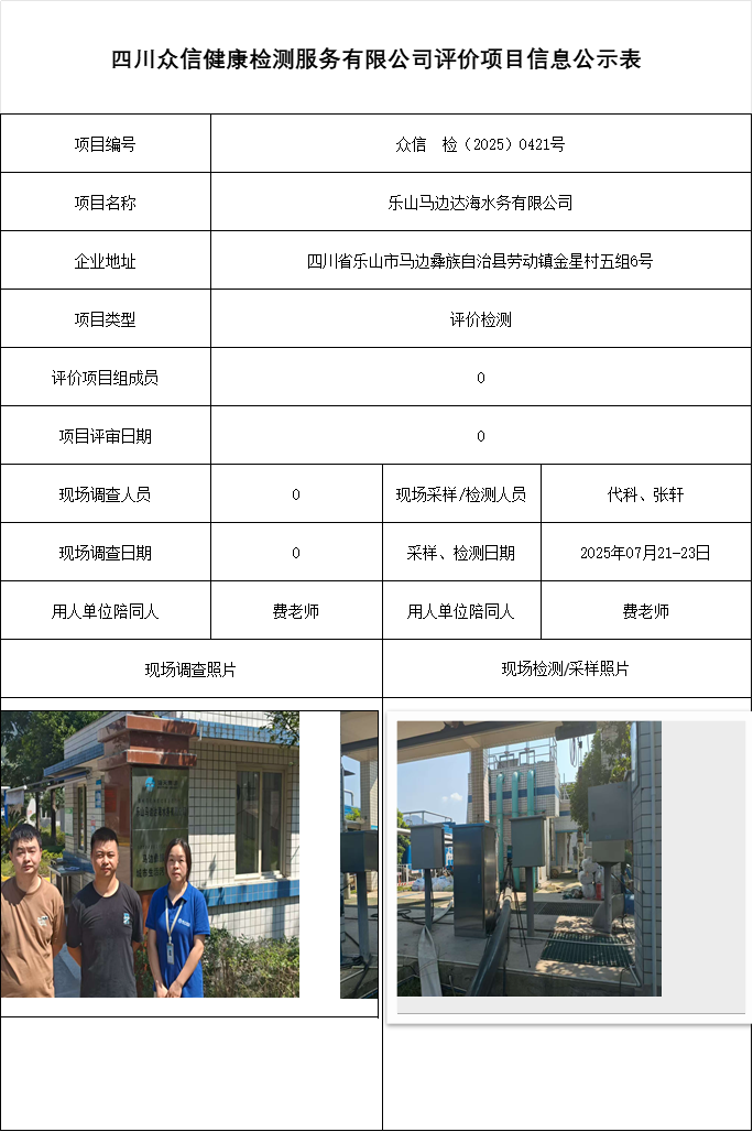 乐山马边达海水务有限公司