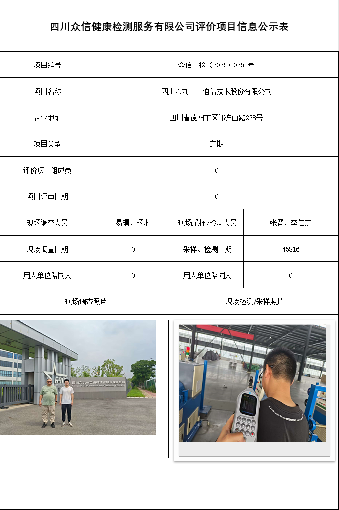 四川六九一二通信技术股份有限公司