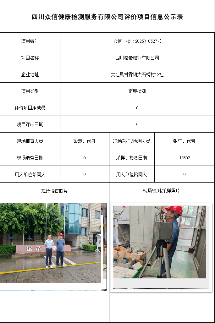 四川铭帝铝业有限公司